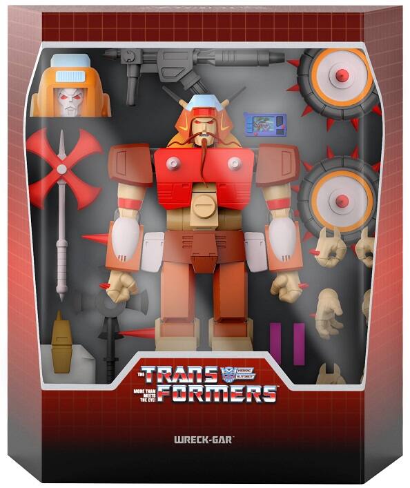 The text on the image should be grouped and corrected as follows:

- "TRANSFORMERS"
- "THE TRANSFORMERS"
- "MORE THAN MEETS THE EYE!"
- "WRECK-GAR"