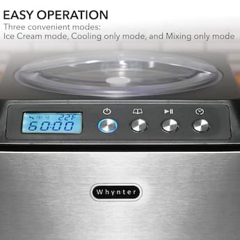 Whynter 2.1 Quart Upright Ice Cream Maker Black - Best Buy Whynter 2.1 Quart Upright Ice Cream Maker Black - Best Buy