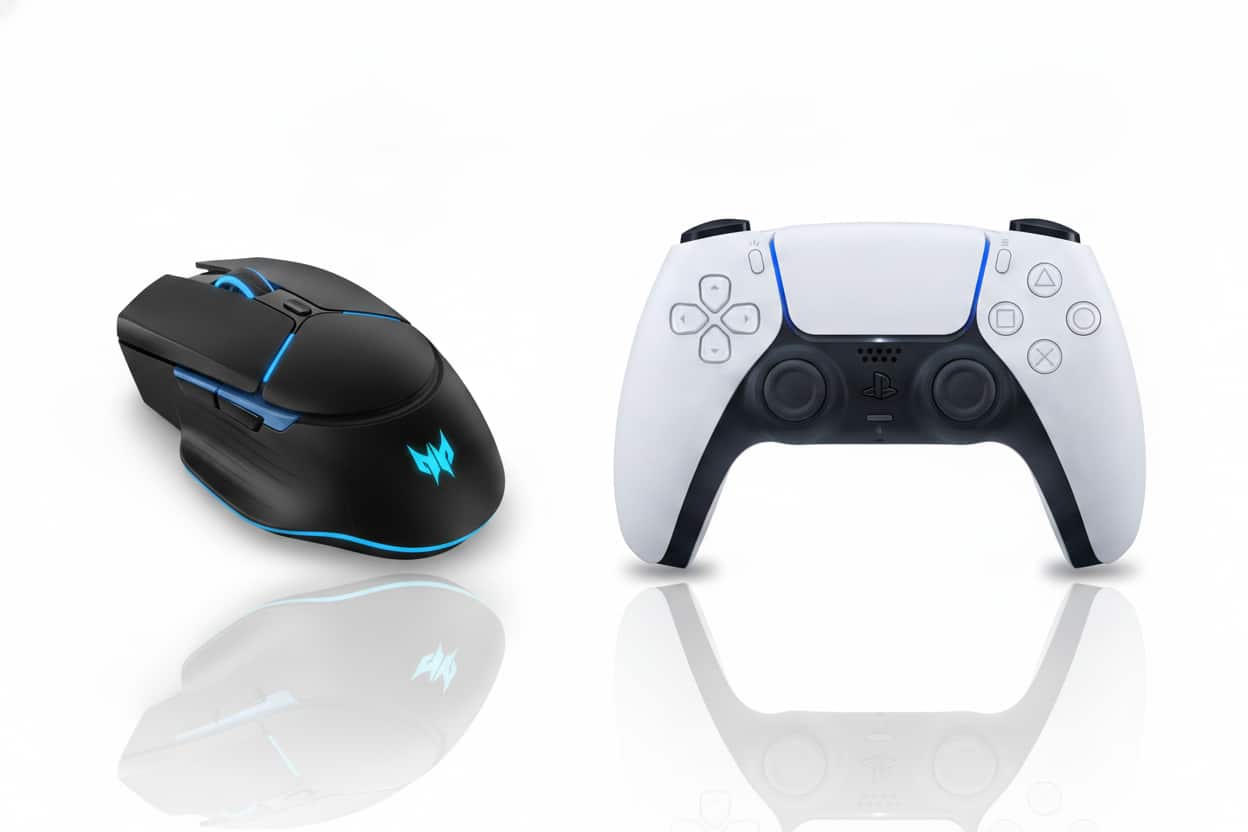 Acer - Predator Cestus 530 Wireless Gaming Mouse Black + PlayStation 5 DualSense Wireless Controller - White price history on PriceWatchPro