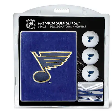 NHL PREMIUM GOLF GIFT SET
3 BALLS • DELUXE GOLF TOWEL • GOLF TEES