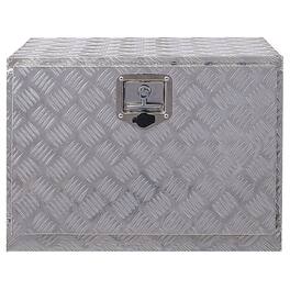 Boyel Living - Silver 24x17.3x17.7-Inch Aluminum Heavy-Duty Truck Bed Underbody Tool Box