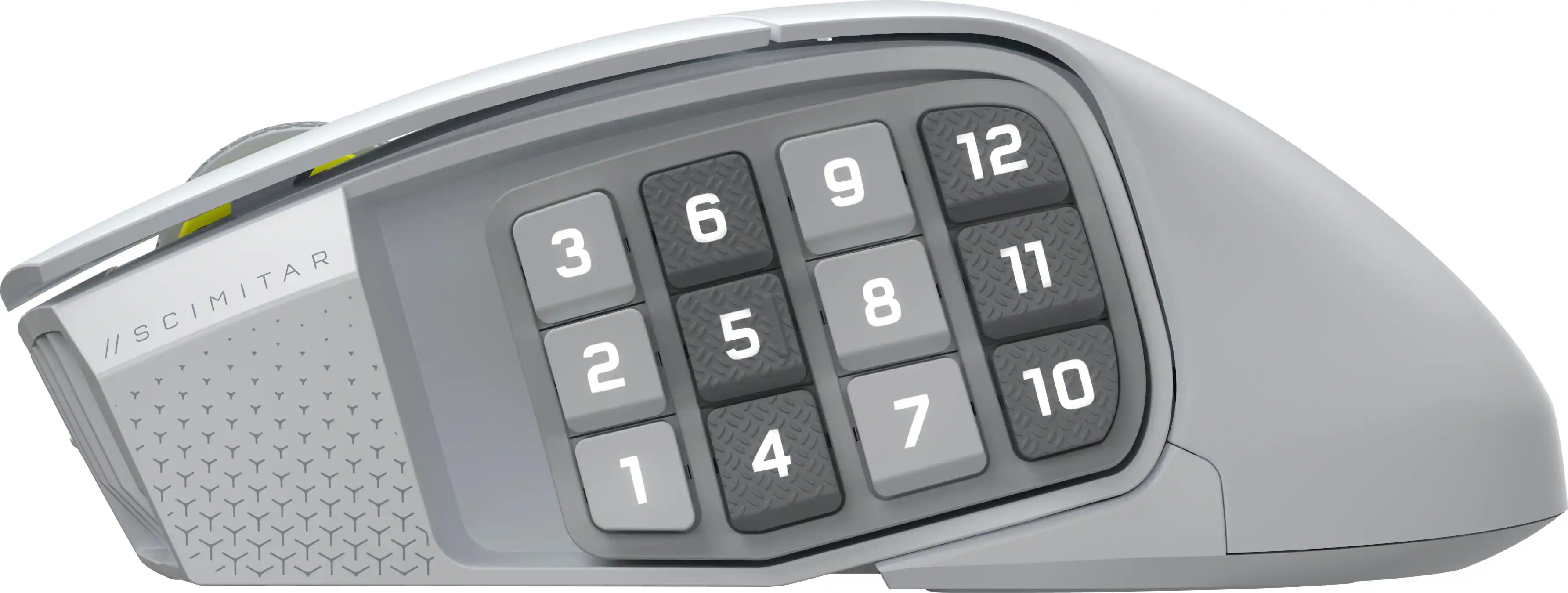 Alt View 27. CORSAIR - Scimitar Elite Wireless SE Gaming Mouse with 16 Programmable Buttons - White.