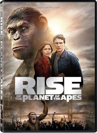 Front. Rise of the Planet of the Apes - DVD.