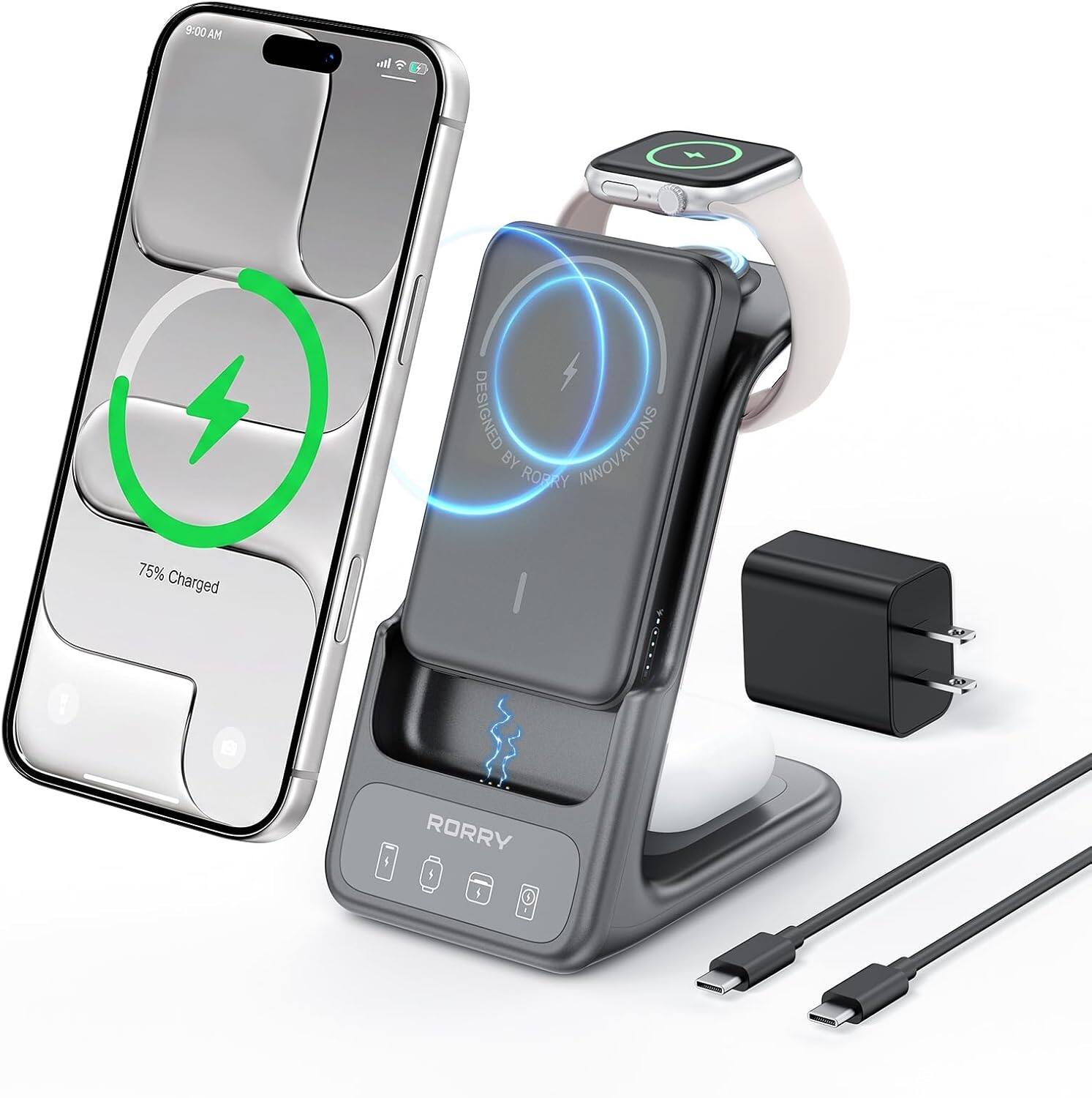 9:00 AM

75% Charged

DESIGNED BY RORRY INNOVATIONS

RORRY