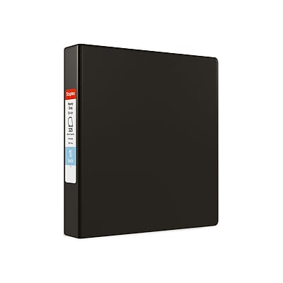 "Staples - Heavy Duty 1 1/2"" 3-Ring Non-View Binder, D-Ring - Black" price history on PriceWatchPro
