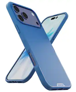 Smartish - iPhone 17 Pro Max MagSafe Case - Gripmunk Protective Slim Grip Magnetic Cover - Blues on The Green