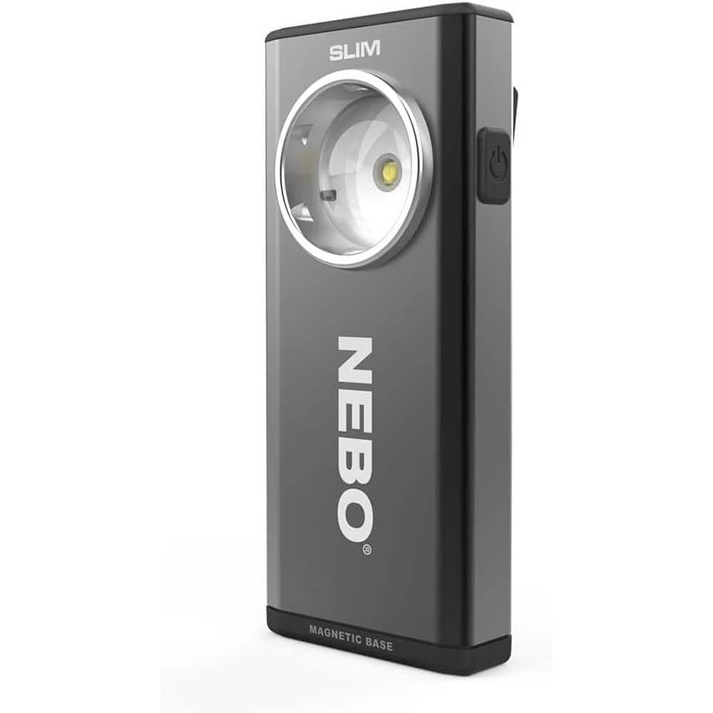 Schertz - Rechargeable Mini Pocket Flashlight | 500 Lumens EDC Work Light with Magnetic Base, Adjustable Brightness, Durable & Wat - Black