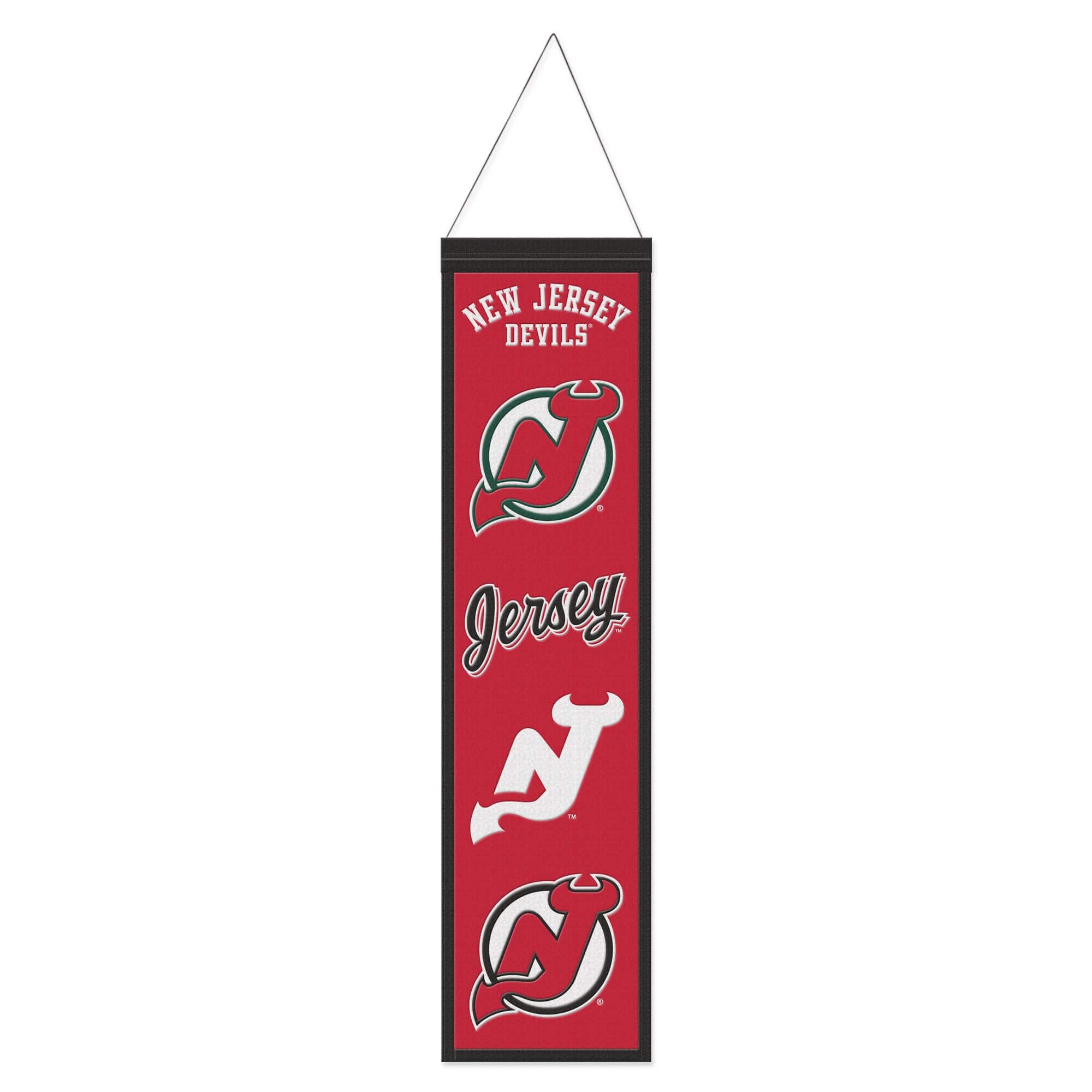 WinCraft - New Jersey Devils 8" x 32" Evolution Banner - Multicolor