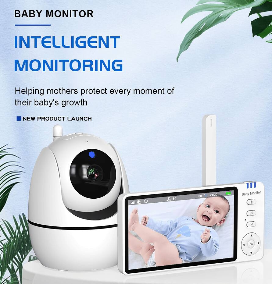BABY MONITOR  
INTELLIGENT MONITORING  

Helping mothers protect every moment of their baby's growth  

NEW PRODUCT LAUNCH  

Baby Monitor  
21:30  
80°