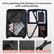 Every opening and closing is an encounter with craftsmanship.
E PASSPORT Zippered Compartment Mesh Pocket Elastic Cross Strap