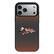 Front. Keyscaper - Cincinnati Bengals Linen Logo iPhone Magnetic Bump Case - 16 Pro Max - Black.