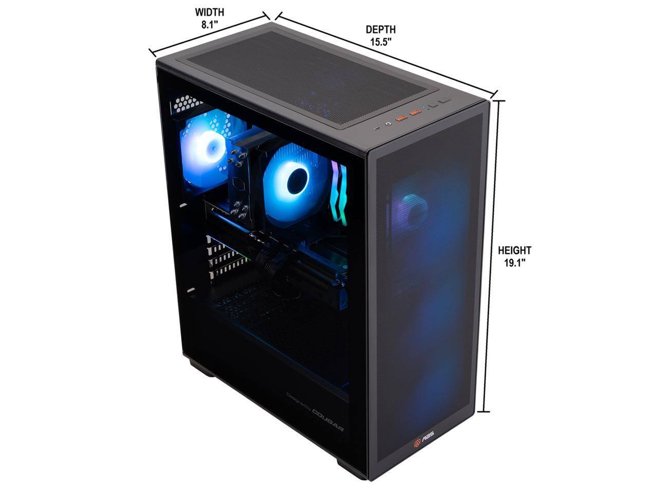 ADVANCED BATTLESTATIONS Refurbished Excellent ABS Stratos Aqua
