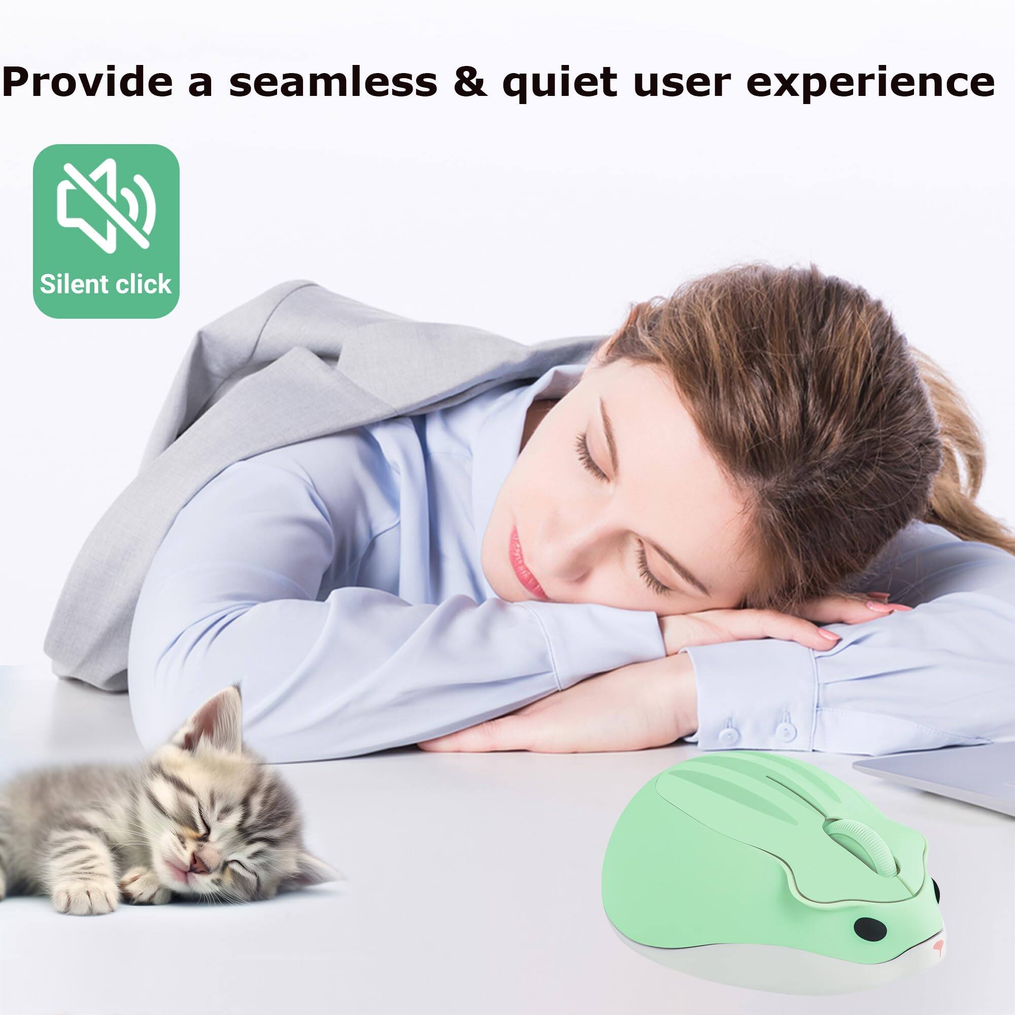 Provide a seamless & quiet user experience

Silent click