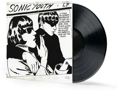 SONIC YOUTH
LP
I stole my sister's boyfriend. It was all whirlwind, heat, and flash. Within a week we killed my parents and hit the road.
