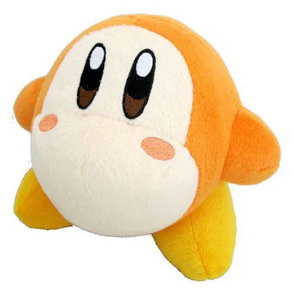 Front. Nintendo - Nintendo 5" Plush Waddle Dee - Orange.