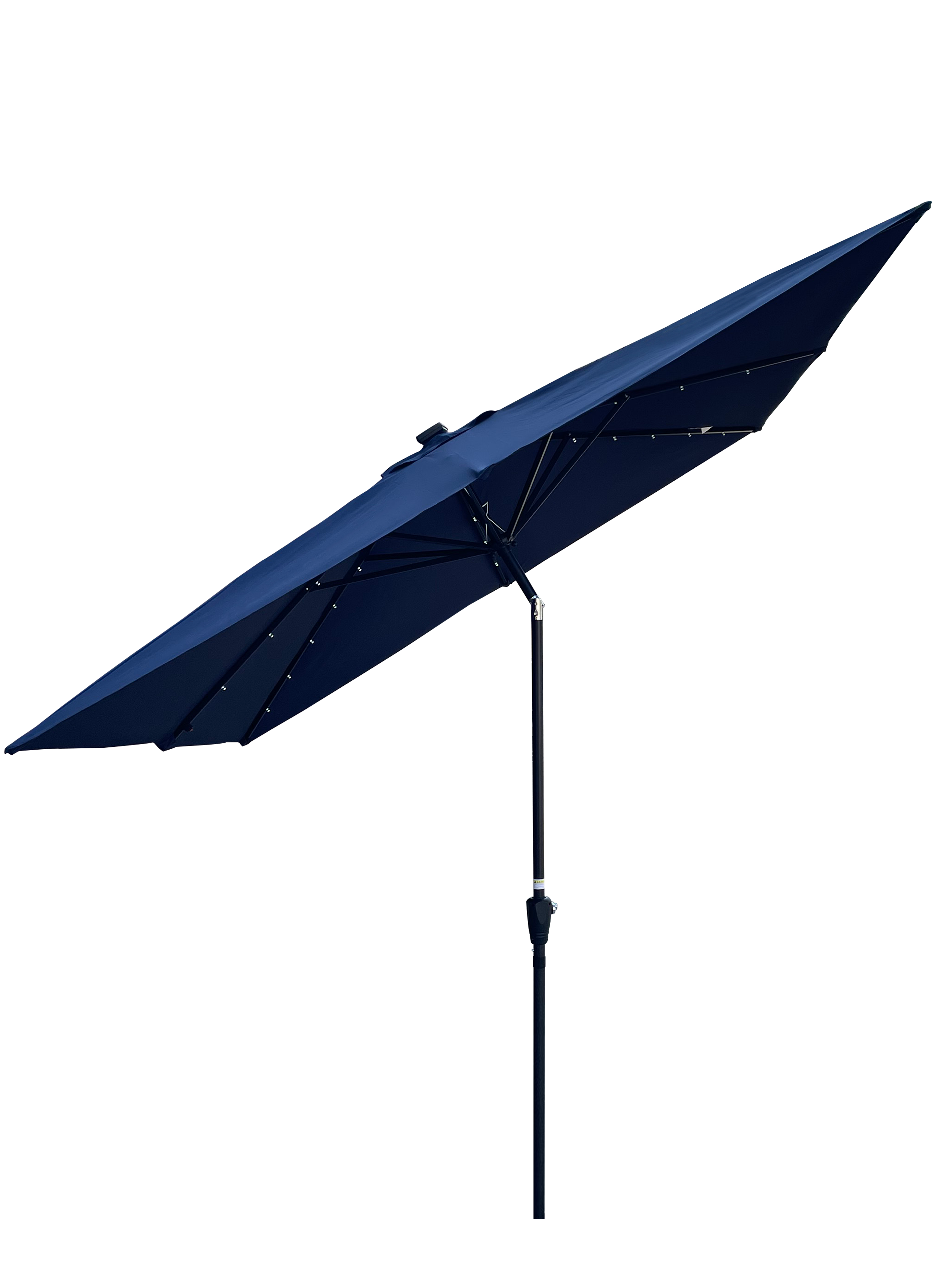 Alt View 2. Loheer - Loheer 8.2Ft Square Patio Umbrella Solar Lighted Deck Sun Shade with Crank Lift.