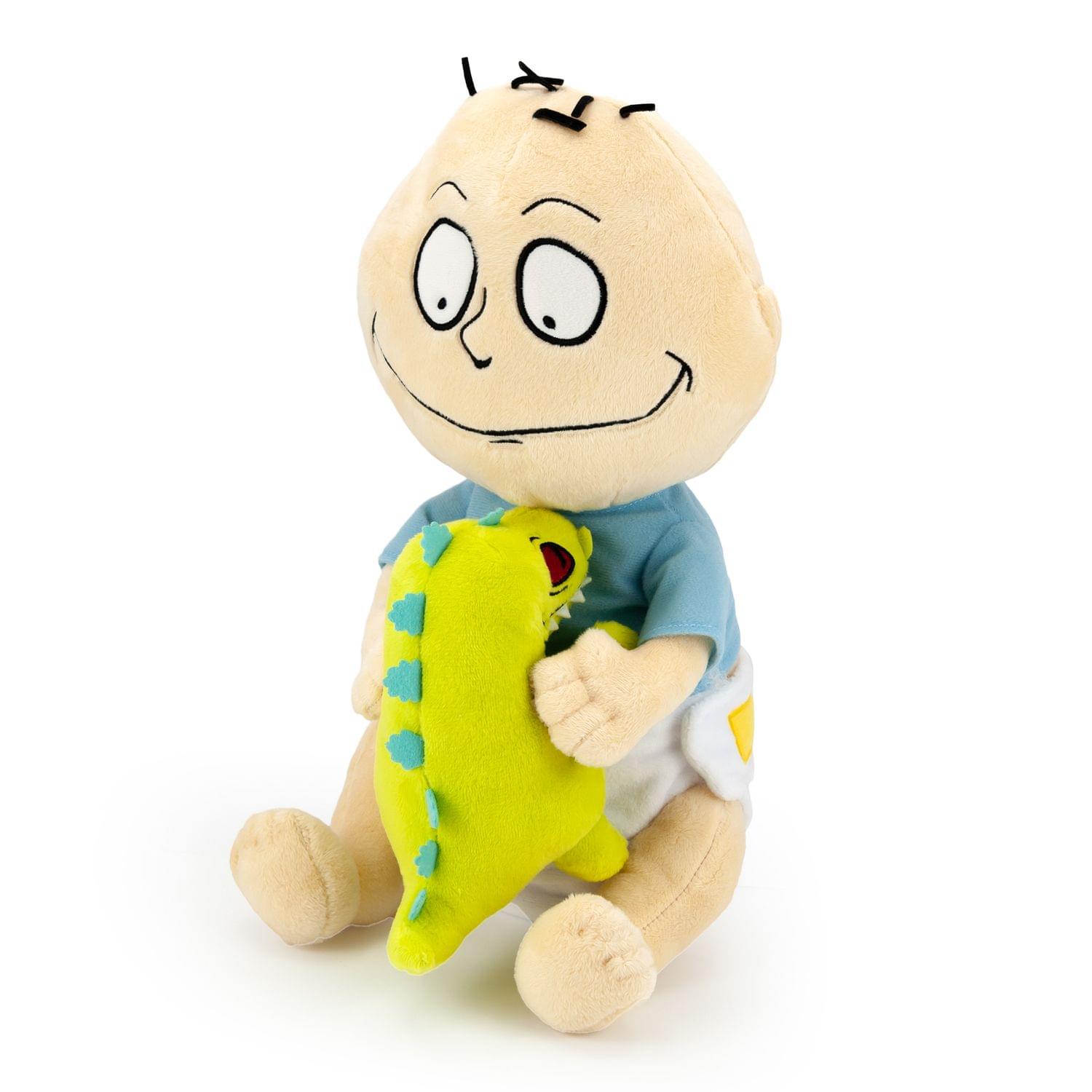 Alt View 2. Nickelodeon - Nickelodeon Rugrats Tommy Pickles and Reptar Stuffed Plush Toy, 12" - Yellow.