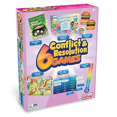 Junior Learning - 6 Conflict & Resolution Games (JRL415) - Multicolor