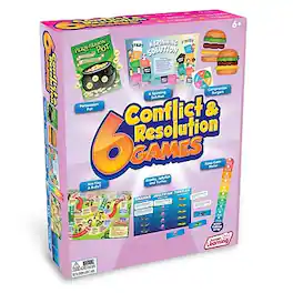 Junior Learning - 6 Conflict & Resolution Games (JRL415) - Multicolor