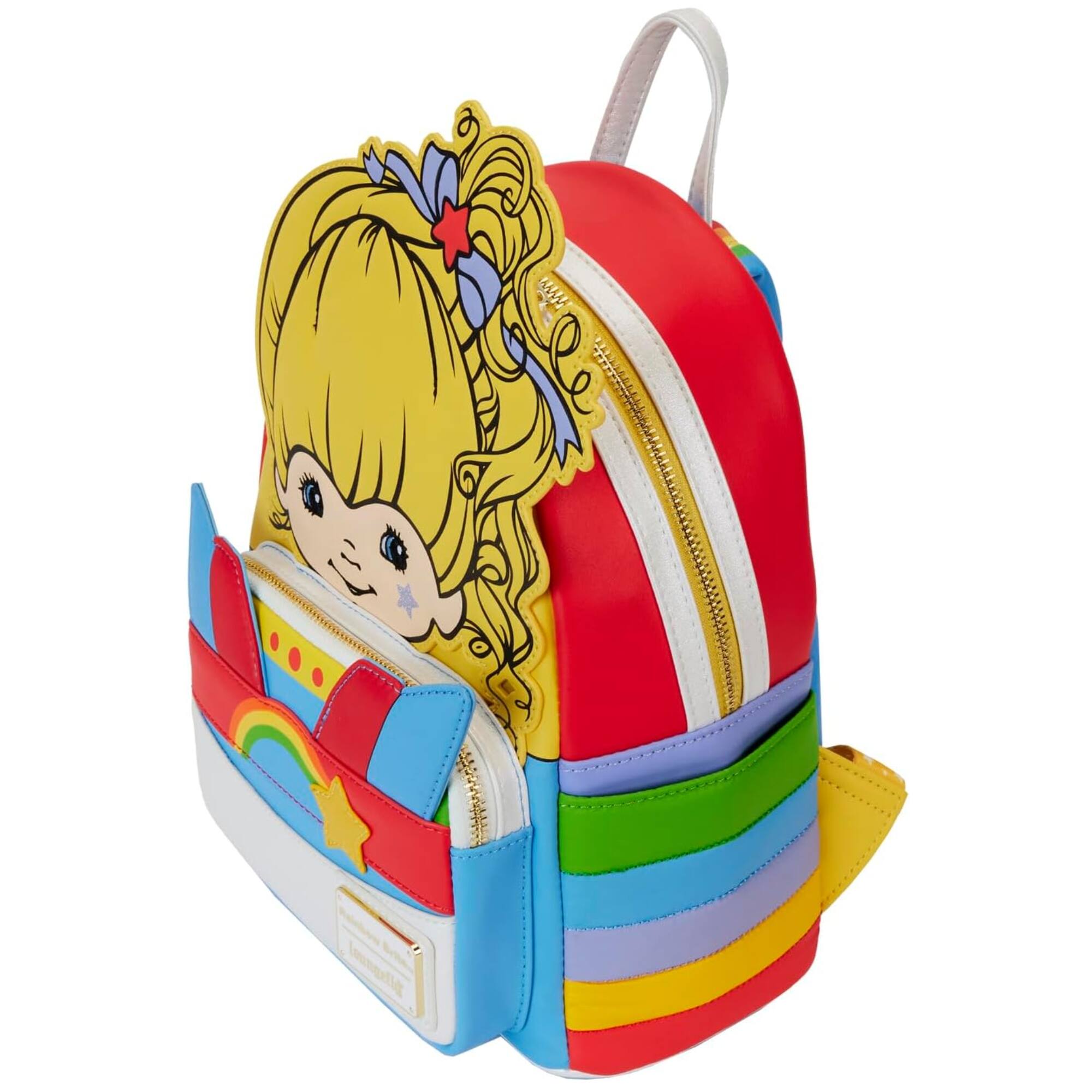Alt View 2. LoungeFly - Loungefly Rainbow Brite Cosplay Mini Backpack with side pockets - Assorted Pre-Pack.