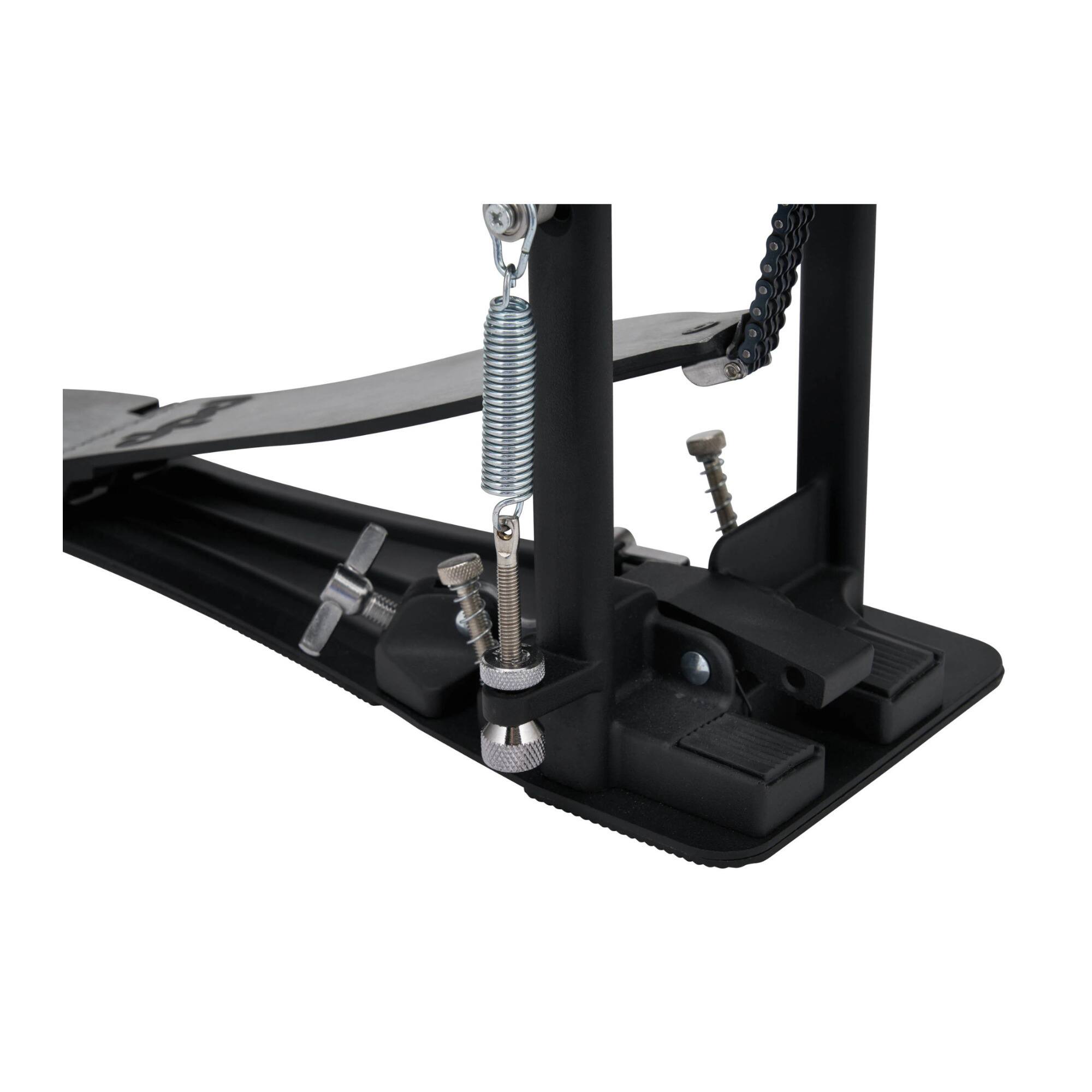 Left. Pacific Drums and Percussion - Pacific Drums and Percussion 800 Series Double Pedal (Right Footed).