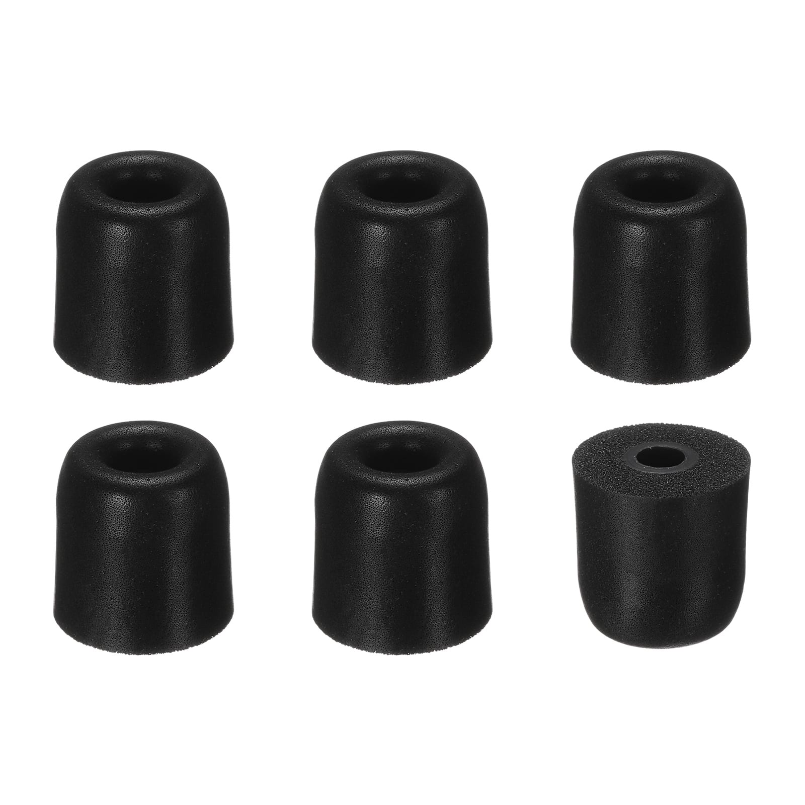 Unique Bargains - Memory Foam Earbud Tips (3mm/0.12"), 6pcs/3Pairs - Small, Noise Isolation, Comfort & Secure Fit for Earphones - Black