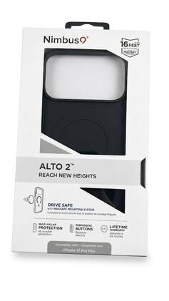 Nimbus9 - Alto Silicone MagSafe Case - iPhone 17 Pro Max - Black