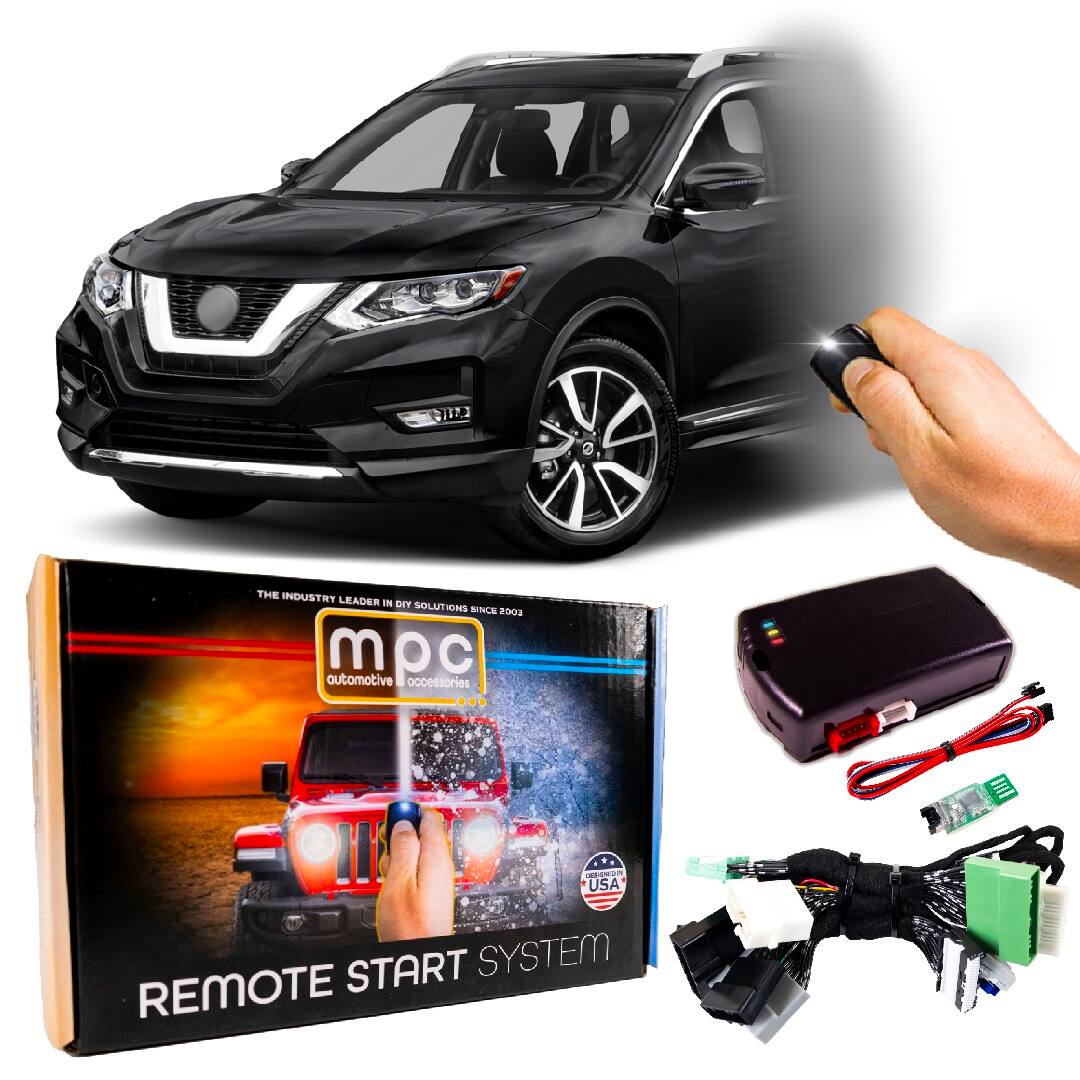 MPC - OEM Remote Activated Remote Start Kit For 2014-2020 Nissan Rogue - Push-to-Start - Black