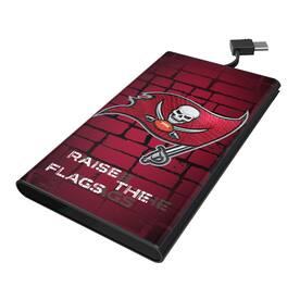 Keyscaper - Tampa Bay Buccaneers 5000mAh Flat Powerbank - Black