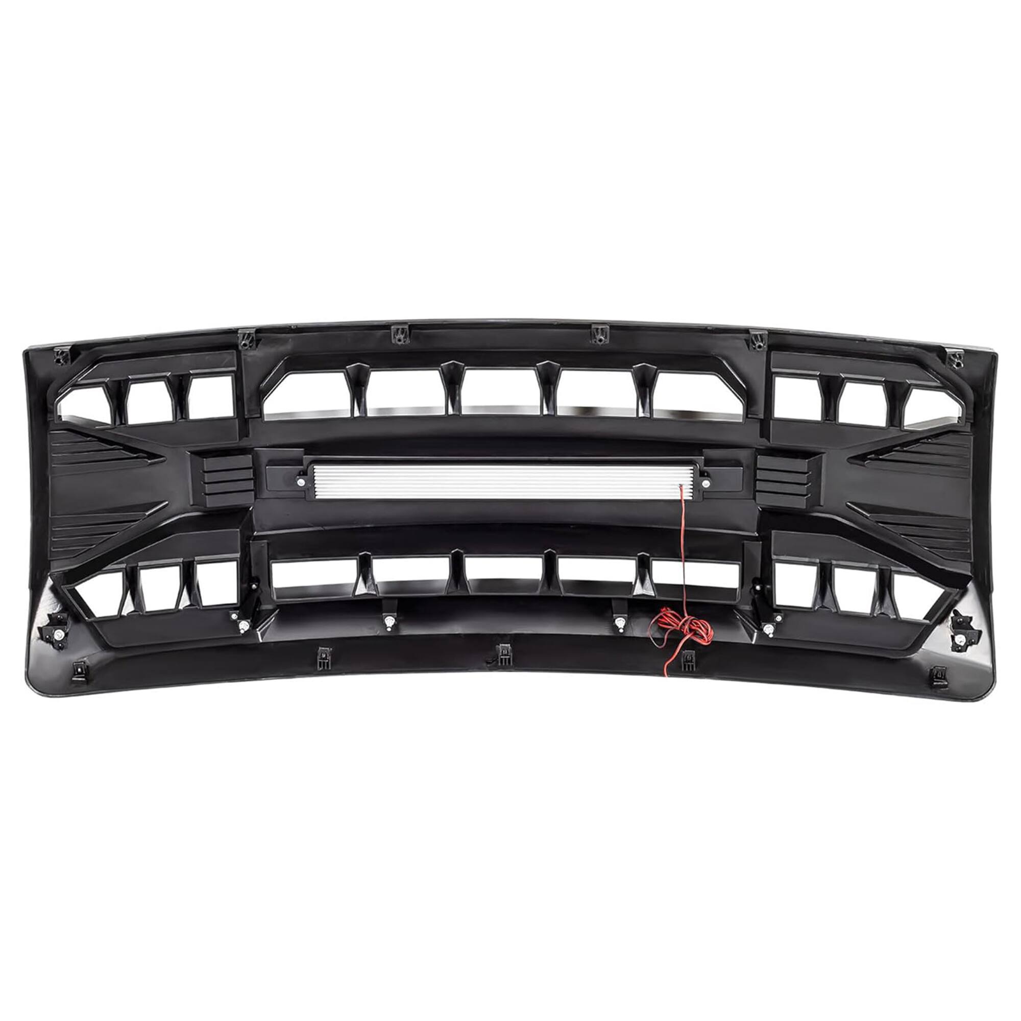 Alt View 6. AMERICAN MODIFIED - AMERICAN MODIFIED Front Armor Grille Compatible w/ 09-14 Ford F150, Glossy Black.