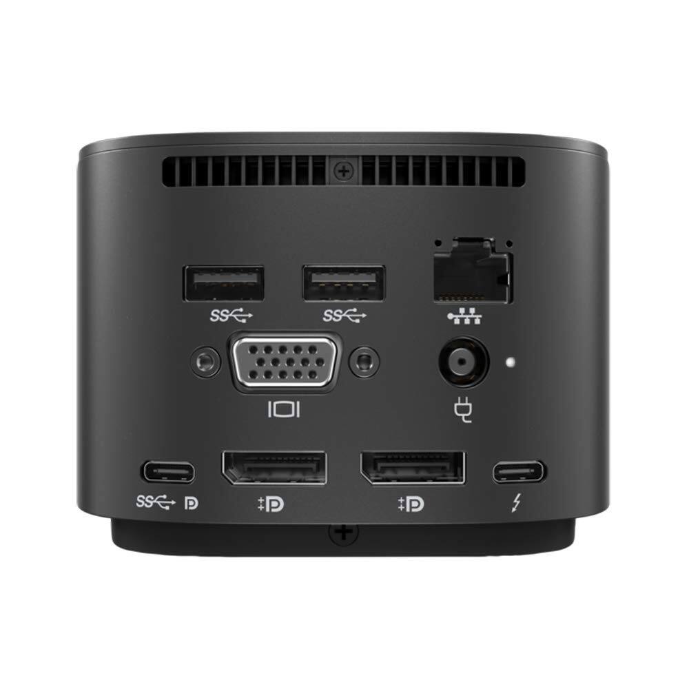 Back. HP - HP Thunderbolt Dock G2 with Combo Cable - Thunderbolt - Wired.