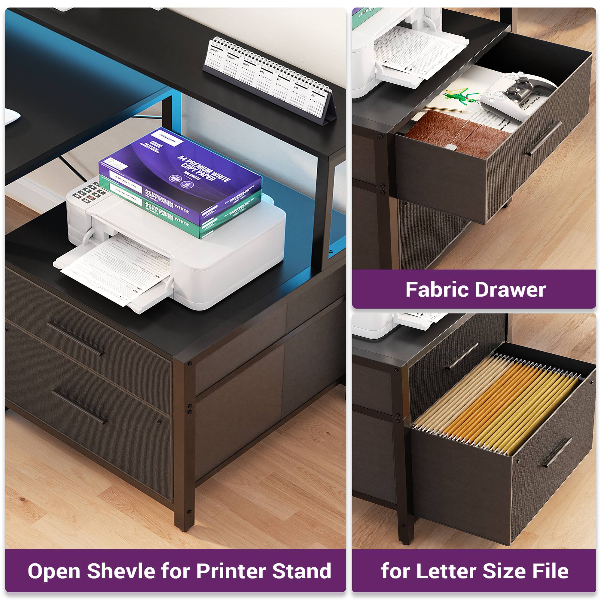 1. aB000 2000 AA - A4 COP EINWTE PROMIU - PER WNTE  
   BER TVITE VAE TSITE  
   Fabric Drawer Open Shevle for Printer Stand for Letter Size File