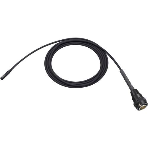 Front. Sony - Sony ECM-90BC Ultra-Compact Dual-Diaphragm Electret Condenser Microphone - Black.