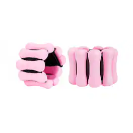 WELSPO - 2Pcs Adjustable Wrist and Ankle Weights Set - Pink