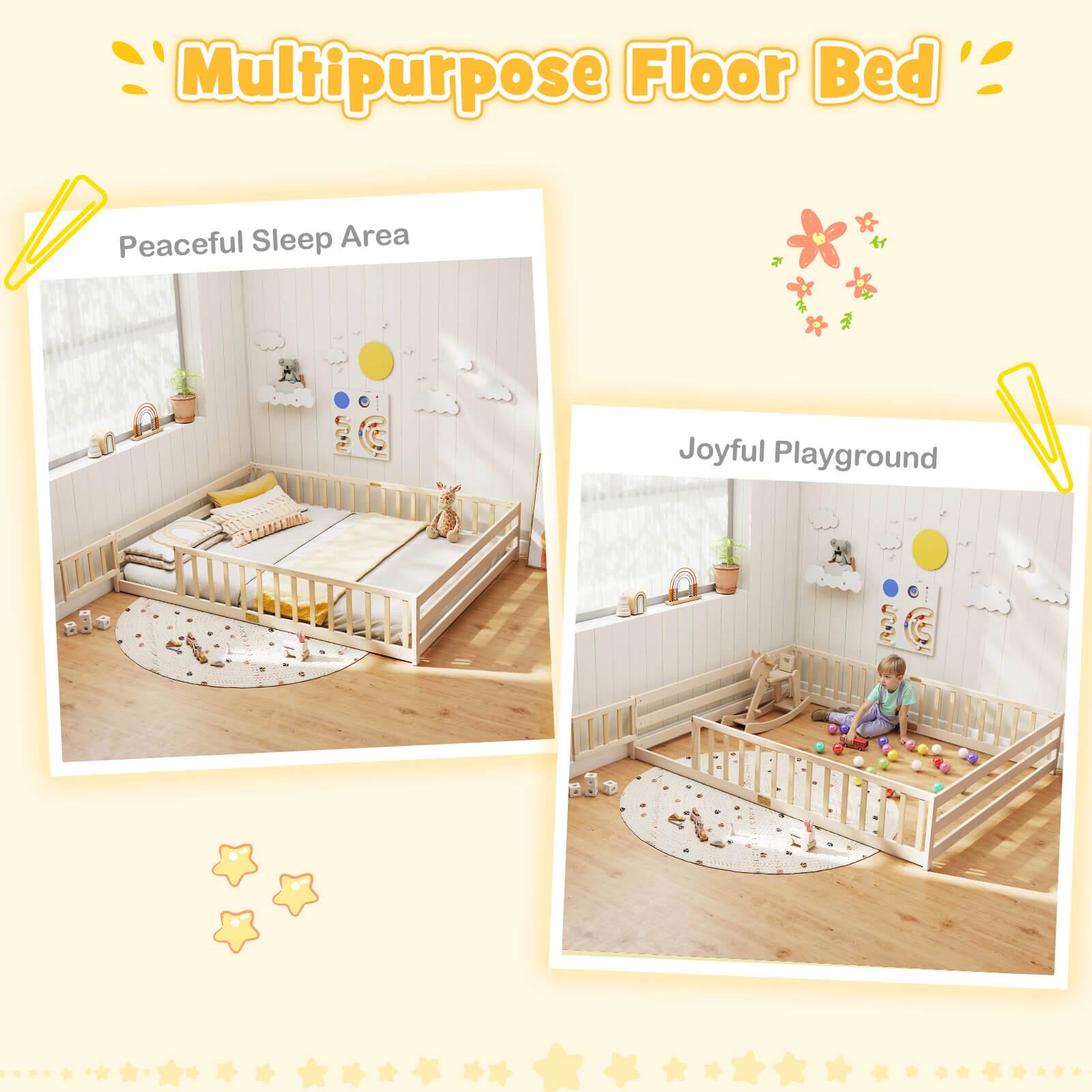 Multipurpose Floor Bed

Peaceful Sleep Area

Joyful Playground
