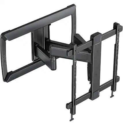 Front. ErgoAV - Motion Mount with Dual Arms and IsoTILT Technology for TVs 39" to 65" - Black.