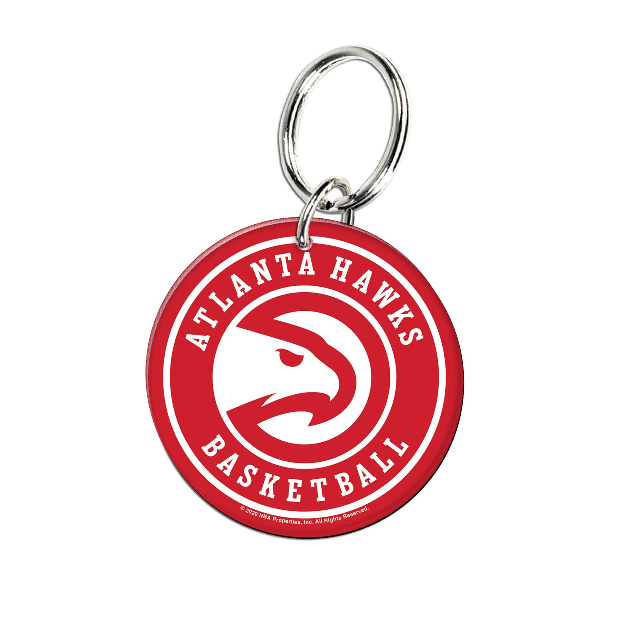 WinCraft - Atlanta Hawks Premium Acrylic Team Key Ring - Multicolor