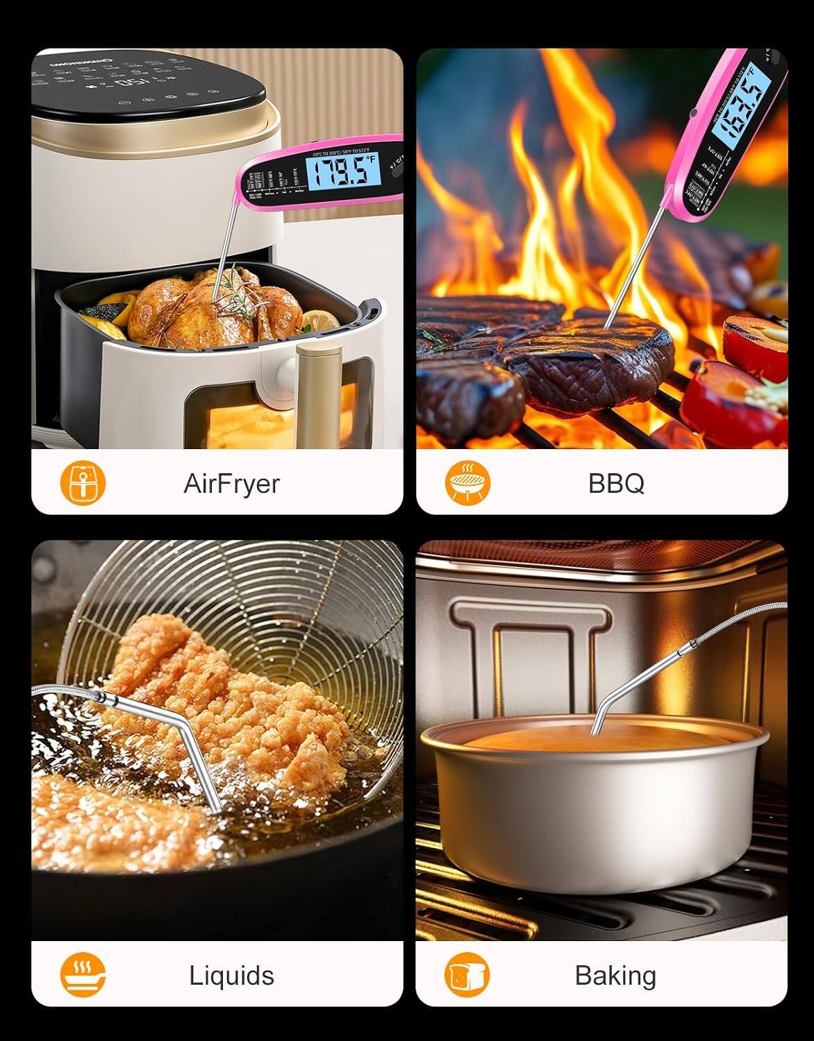 F ARRILL 179.5  
163.5  
AirFryer  
BBQ  
Liquids  
Baking