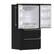 Alt View 5. Forno Appliances - Moena Espresso 19.2 Cu. Ft. Freestanding Counter-Depth French Door Refrigerator with Automatic Ice Maker - Black.