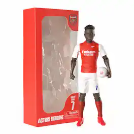 Banbo Toys - SOCKERS Arsenal F.C. Bukayo Saka 8" Collectible Soccer Action Figure