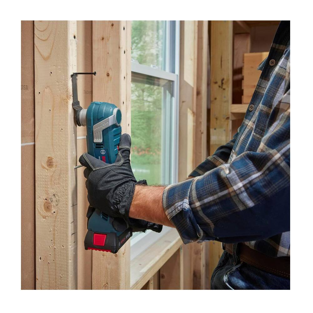 Back. Bosch - BOSCH GOP18V-34B12 18V Brushless Oscillating Multi-Tool Kit with 2 Ah Battery.