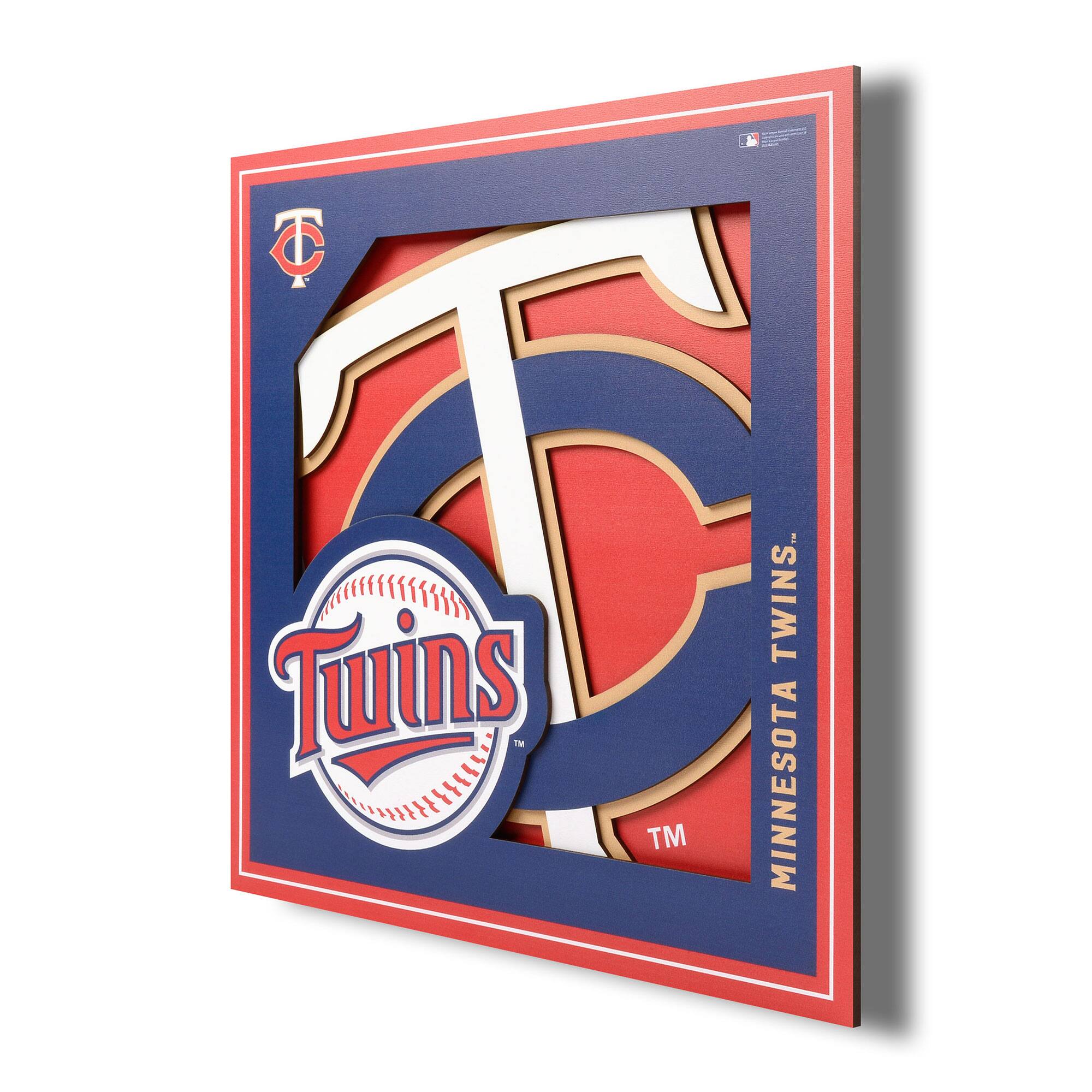 12'' x 12'' 3D Logo Wall Art