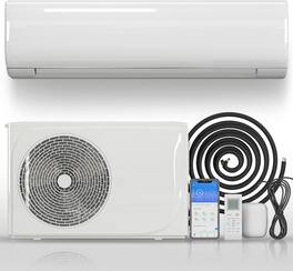Circus Cirle - 18000BTU Mini Split Air Conditioner with 1.5 Ton Pre-Charged Heat Pump
