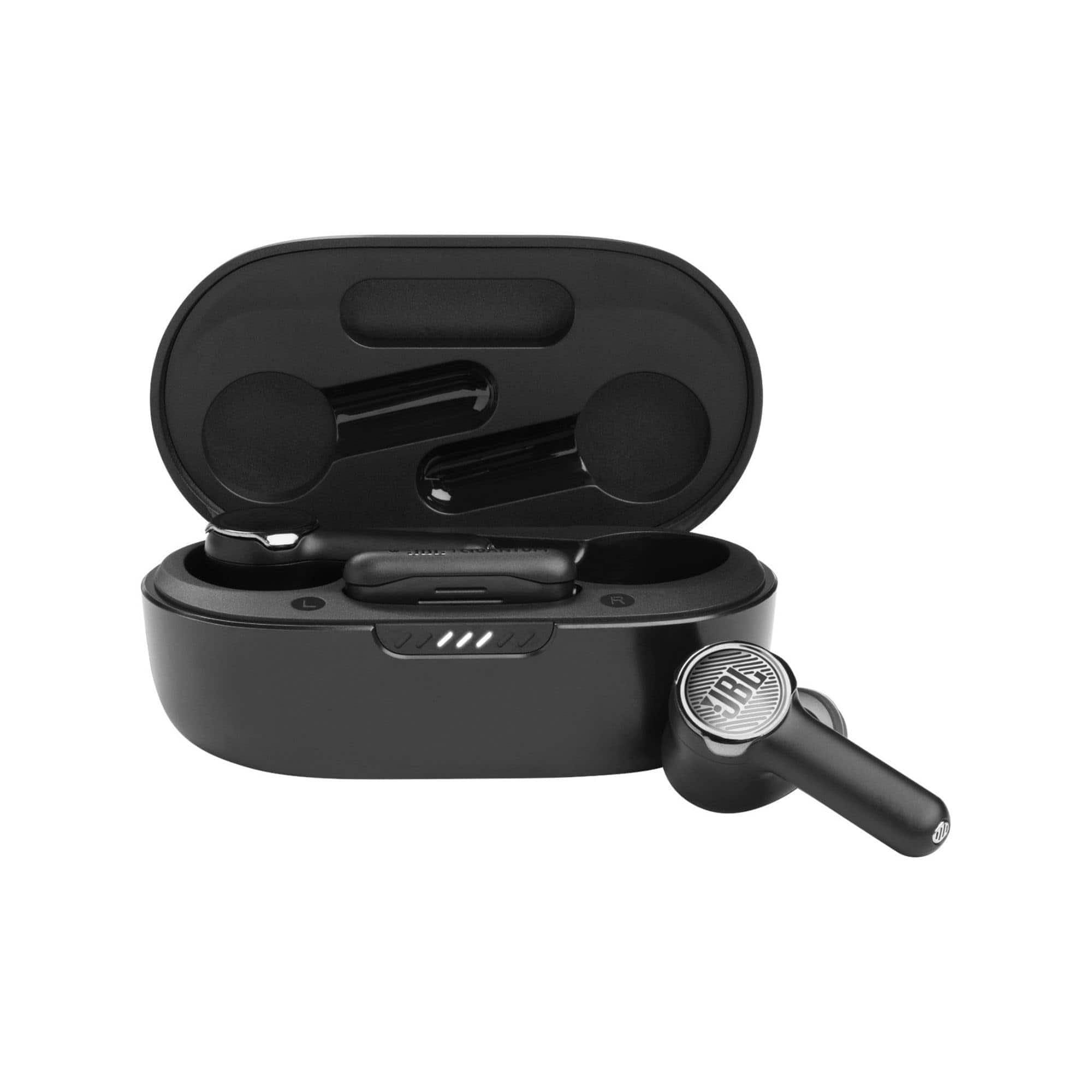 JBL - Refurbished Excellent - Harman Quantum TWS True Adaptive Noise Cancelling - Black