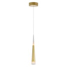 CWI Lighting - Andes LED Down Mini Pendant With Finish - Satin Gold