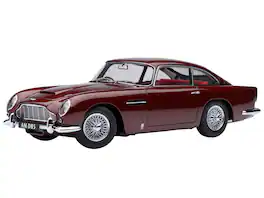Aston Martin DB5 RHD (Right Hand Drive) Dubonnet Rosso Red Metallic 1/18 Model Car by Autoart