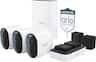 Arlo - Ultra Outdoor Security Camera 4K HDR (3rd Gen, 2025 Release) - Wireless, Rechargeable Battery, Charging Station, 3-Cam - White