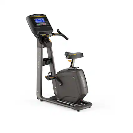Front. Matrix - U50 Upright Bike with XR console - Black.
