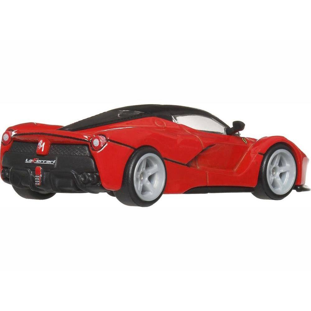 Left. Hot Wheels - Ferrari LaFerrari Red with Black Top "Euro Speed" Series Diecast Model Car by Hot Wheels - Red with Black.