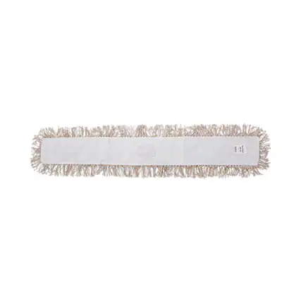Front. Boardwalk - Boardwalk Industrial Dust Mop Head, Hygrade Cotton, 48w x 5d, White.